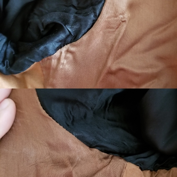 SOLD ⭐2XHOST PICK⭐ RICK OWENS Rust Cropped Lambskin Leather Jacket - Picture 15 of 16